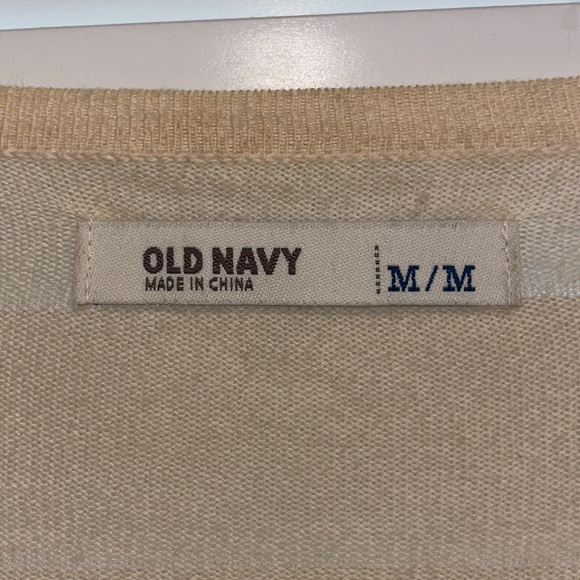 Old Navy Cream Sweater, Size Medium - Picture 8 of 9